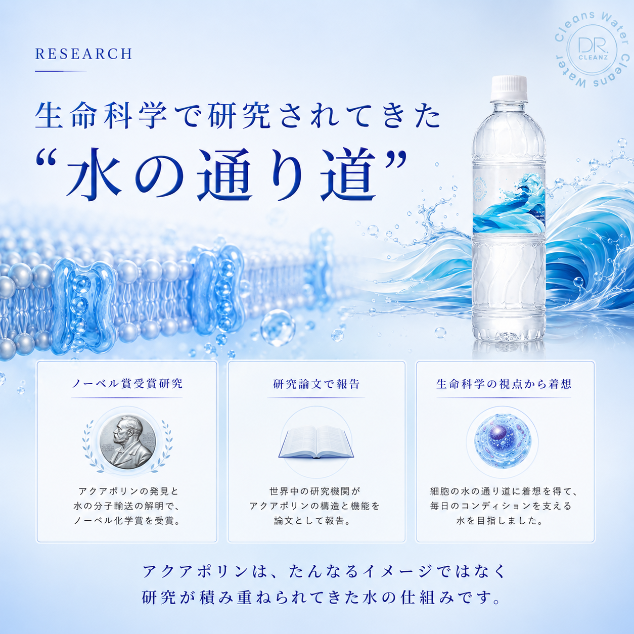 Cleans Water × 24本｜毎日のコンディションを支える水